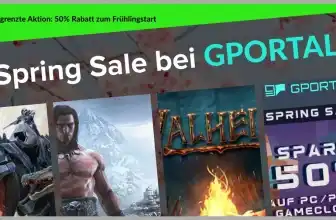 50% GPORTAL FRÜHLINGS-RABATT 2023  auf alle PC- und PS4/5 Gameclouds Gameserver mieten