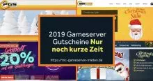 Nur noch für kurze Zeit: Gültige Gameserver Gutscheine 2019 | Doppelte Laufzeit!